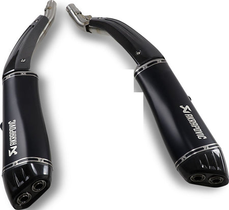 Akrapovic Slip-On Line uitlaatdemper zwart - Bmw K 1600 B / K 1600 GRAND AMERICA (2018-2020) | Femon Parts