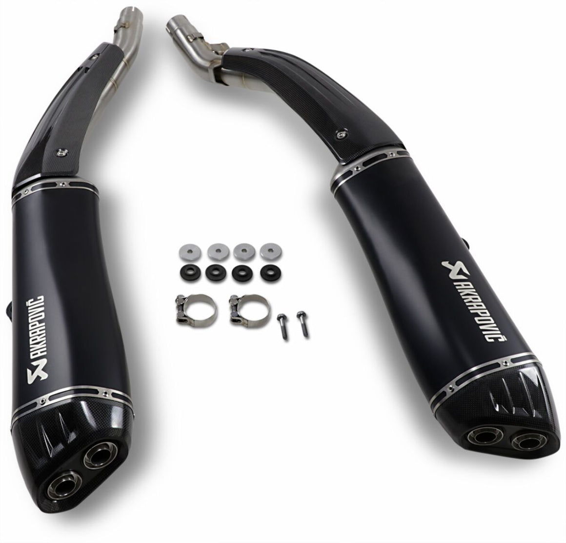 Akrapovic Slip-On Line uitlaatdemper zwart - Bmw K 1600 B / K 1600 GRAND AMERICA (2018-2020) | Femon Parts