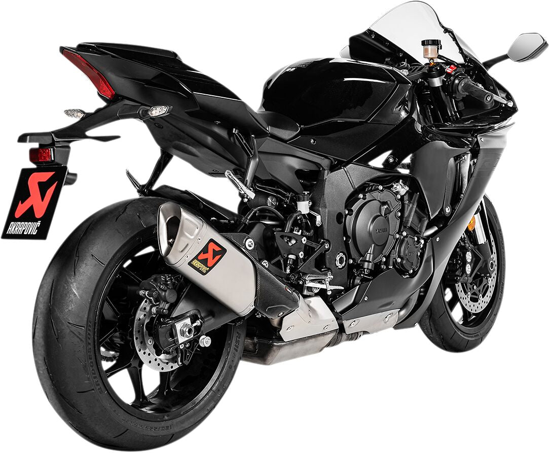 Akrapovic Slip-On Line uitlaatdemper zilver - Yamaha YZF R1 (2015-2024) | Femon Parts