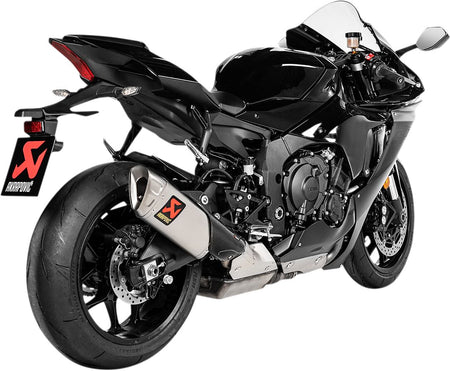 Akrapovic Slip-On Line uitlaatdemper zilver - Yamaha YZF R1 (2015-2024) | Femon Parts
