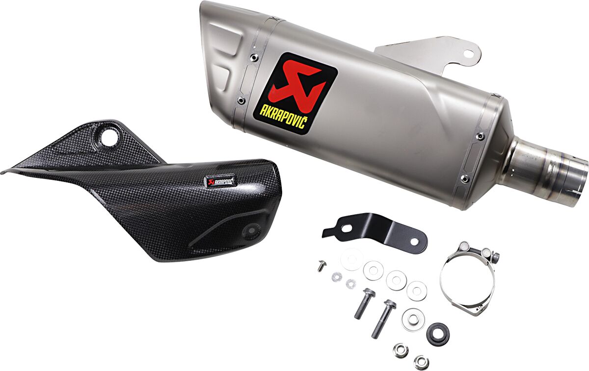 Akrapovic Slip-On Line uitlaatdemper zilver - Yamaha YZF R1 (2015-2024) | Femon Parts
