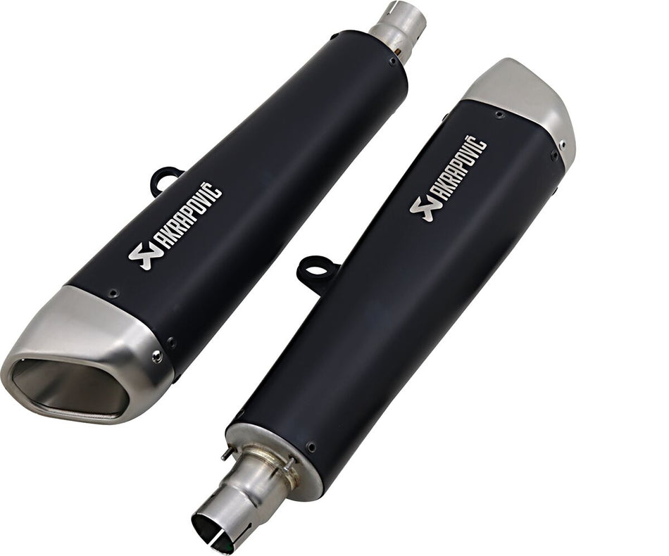 Akrapovic Slip-On Line uitlaatdemper zwart - Triumph SPEED TWIN 1200 (2019-2020) | Femon Parts