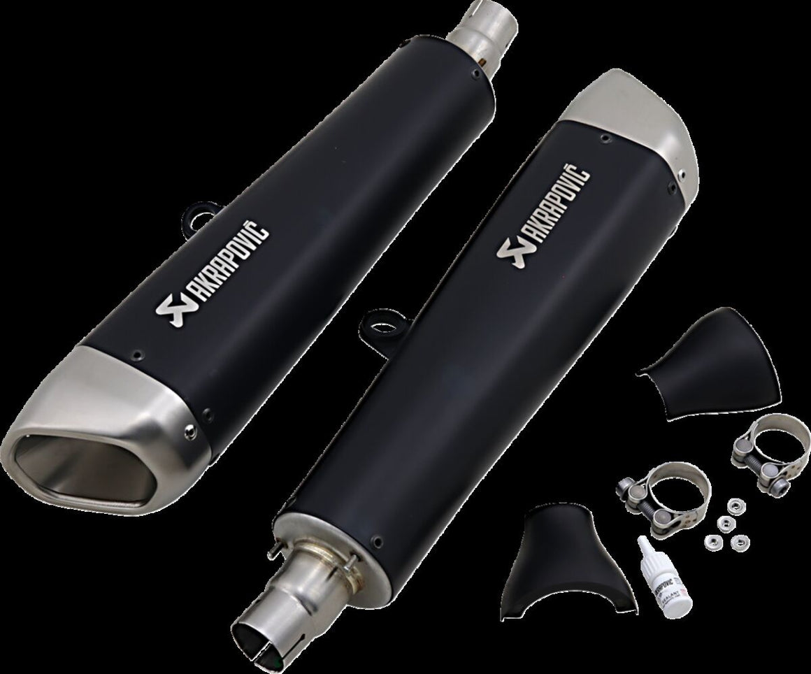Akrapovic Slip-On Line uitlaatdemper zwart - Triumph SPEED TWIN 1200 (2019-2020) | Femon Parts