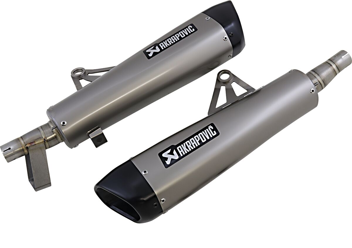 Akrapovic Slip-On Line uitlaatdemper zilver - Triumph BONNEVILLE 1200 T120 (2016-2020) | Femon Parts