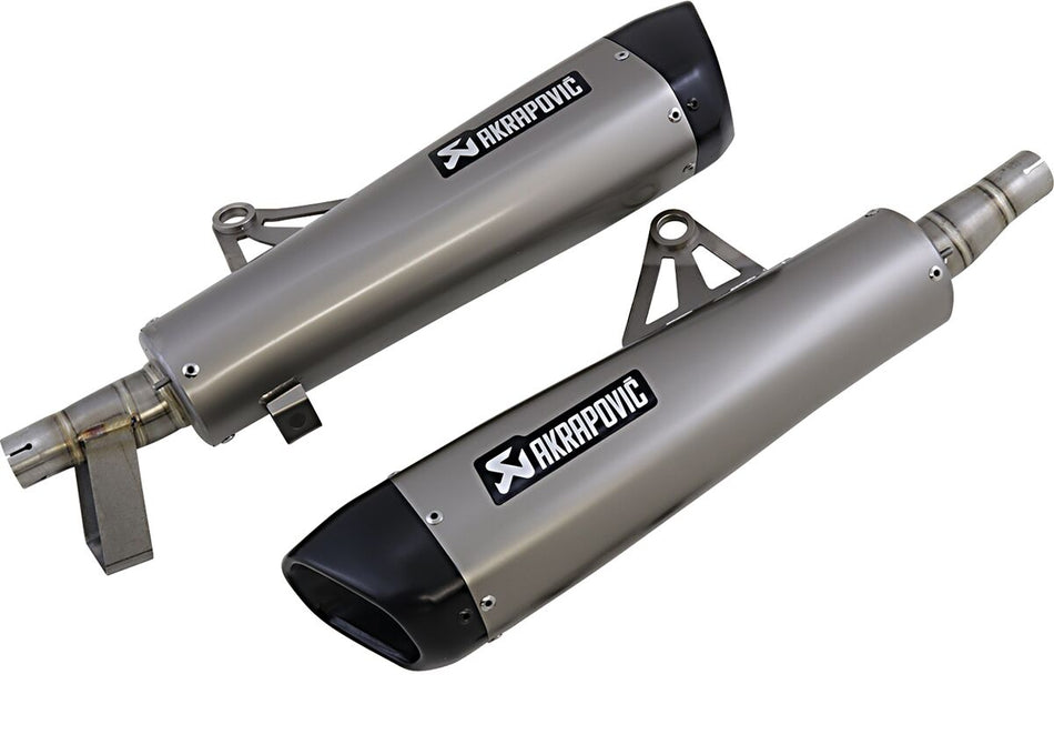 Akrapovic Slip-On Line uitlaatdemper zilver - Triumph BONNEVILLE 1200 T120 (2016-2020) | Femon Parts