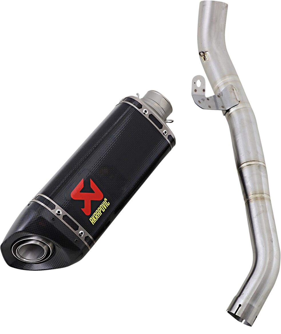 Akrapovic Slip-On uitlaatdemper carbon - Triumph STREET TRIPLE 765 (2017-2020) | Femon Parts