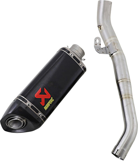 Akrapovic Slip-On uitlaatdemper carbon - Triumph STREET TRIPLE 765 (2017-2020) | Femon Parts
