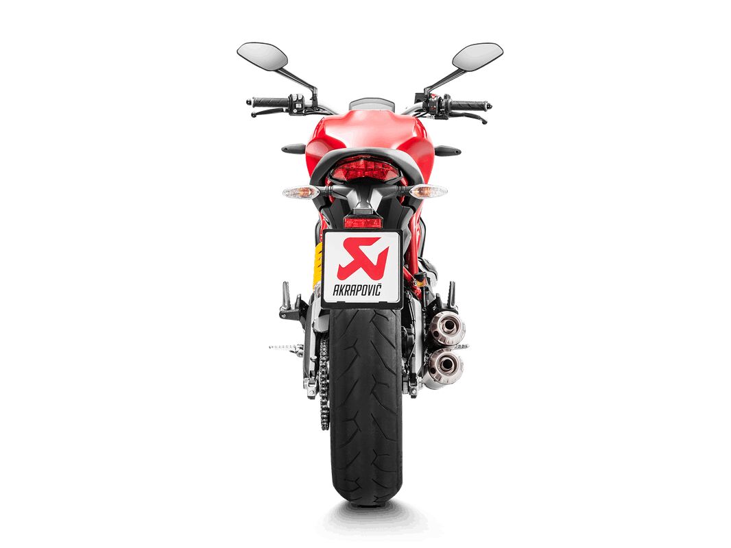 Akrapovic Slip-On Line uitlaatdemper zilver - Ducati Classic / Full Throttle e.a. (2015-2020) | Femon Parts