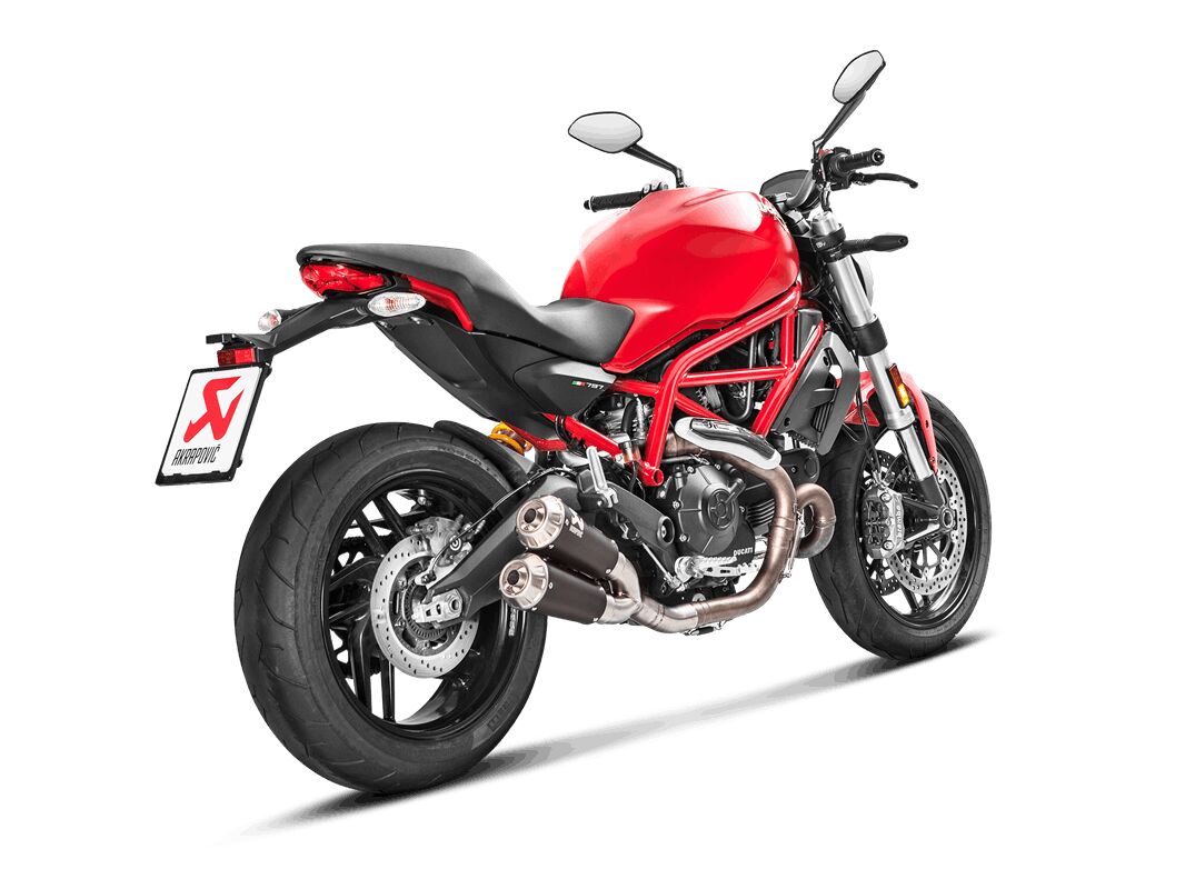 Akrapovic Slip-On Line uitlaatdemper zilver - Ducati Classic / Full Throttle e.a. (2015-2020) | Femon Parts