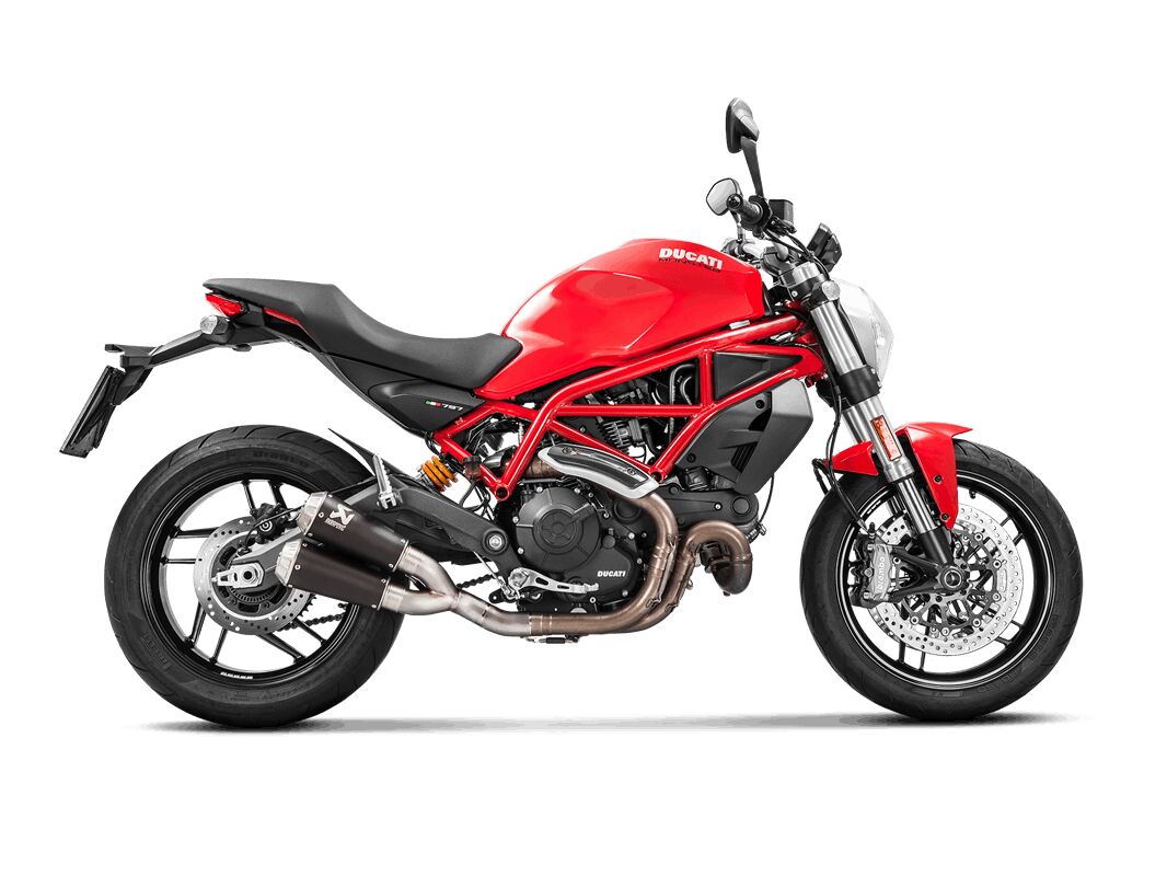 Akrapovic Slip-On Line uitlaatdemper zilver - Ducati Classic / Full Throttle e.a. (2015-2020) | Femon Parts