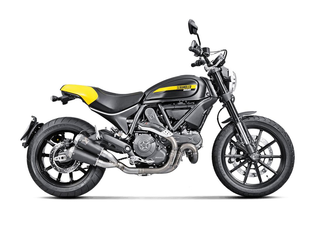 Akrapovic Slip-On Line uitlaatdemper zilver - Ducati Classic / Full Throttle e.a. (2015-2020) | Femon Parts