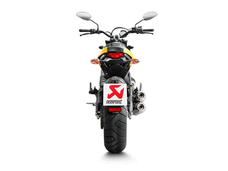 Akrapovic Slip-On Line uitlaatdemper zilver - Ducati Classic / Full Throttle e.a. (2015-2020) | Femon Parts