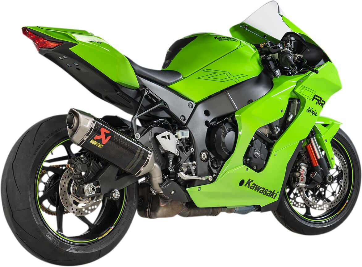 Akrapovic Slip-On Line uitlaatdemper zwart - Kawasaki Ninja / Ninja 40th Anniversary e.a. (2019-2025) | Femon Parts