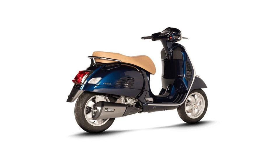 Akrapovic Slip-On Line uitlaatdemper zwart - Vespa 75th / GTS 300 HPE e.a. (2021-2024) | Femon Parts