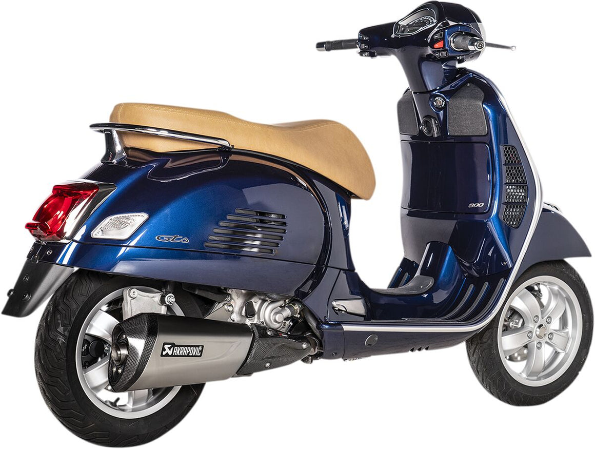 Akrapovic Slip-On Line uitlaatdemper zwart - Vespa 75th / GTS 300 HPE e.a. (2021-2024) | Femon Parts