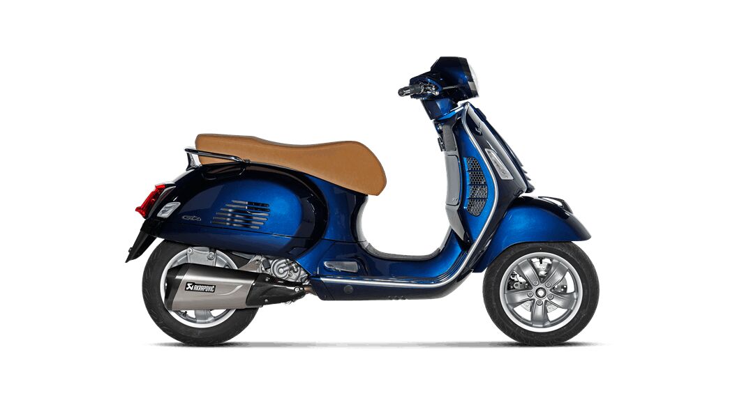Akrapovic Slip-On Line uitlaatdemper zwart - Vespa 75th / GTS 300 HPE e.a. (2021-2024) | Femon Parts