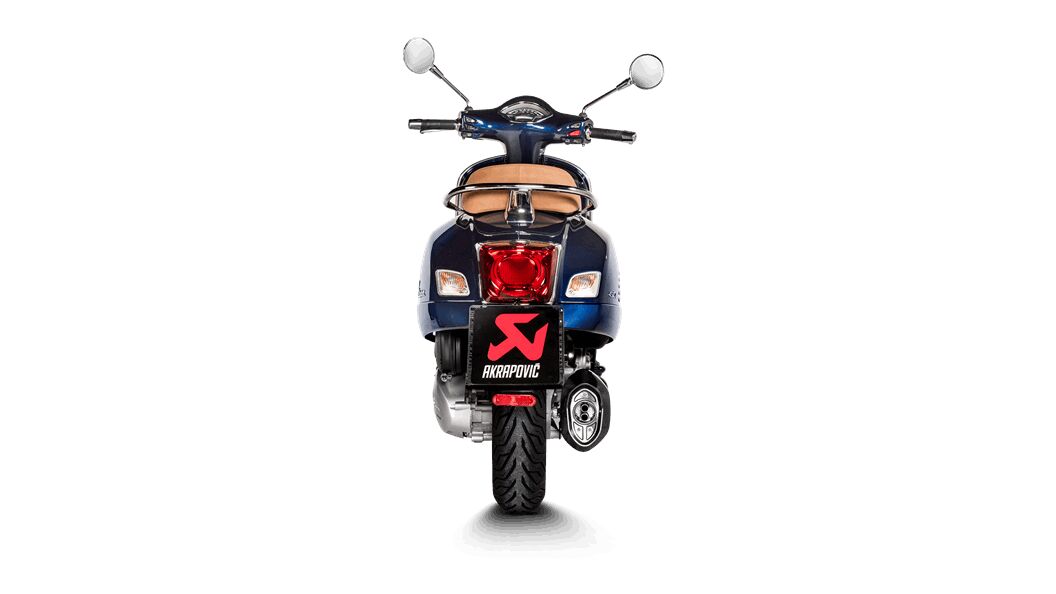 Akrapovic Slip-On Line uitlaatdemper zwart - Vespa 75th / GTS 300 HPE e.a. (2021-2024) | Femon Parts