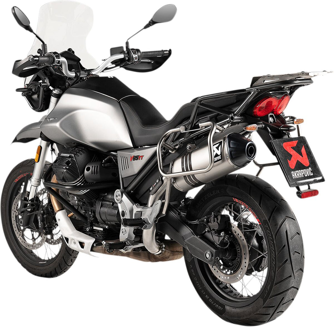 Akrapovic Slip-On Line uitlaatdemper zwart - Moto Guzzi Centenario / Evocative Graphics e.a. (2018-2024) | Femon Parts