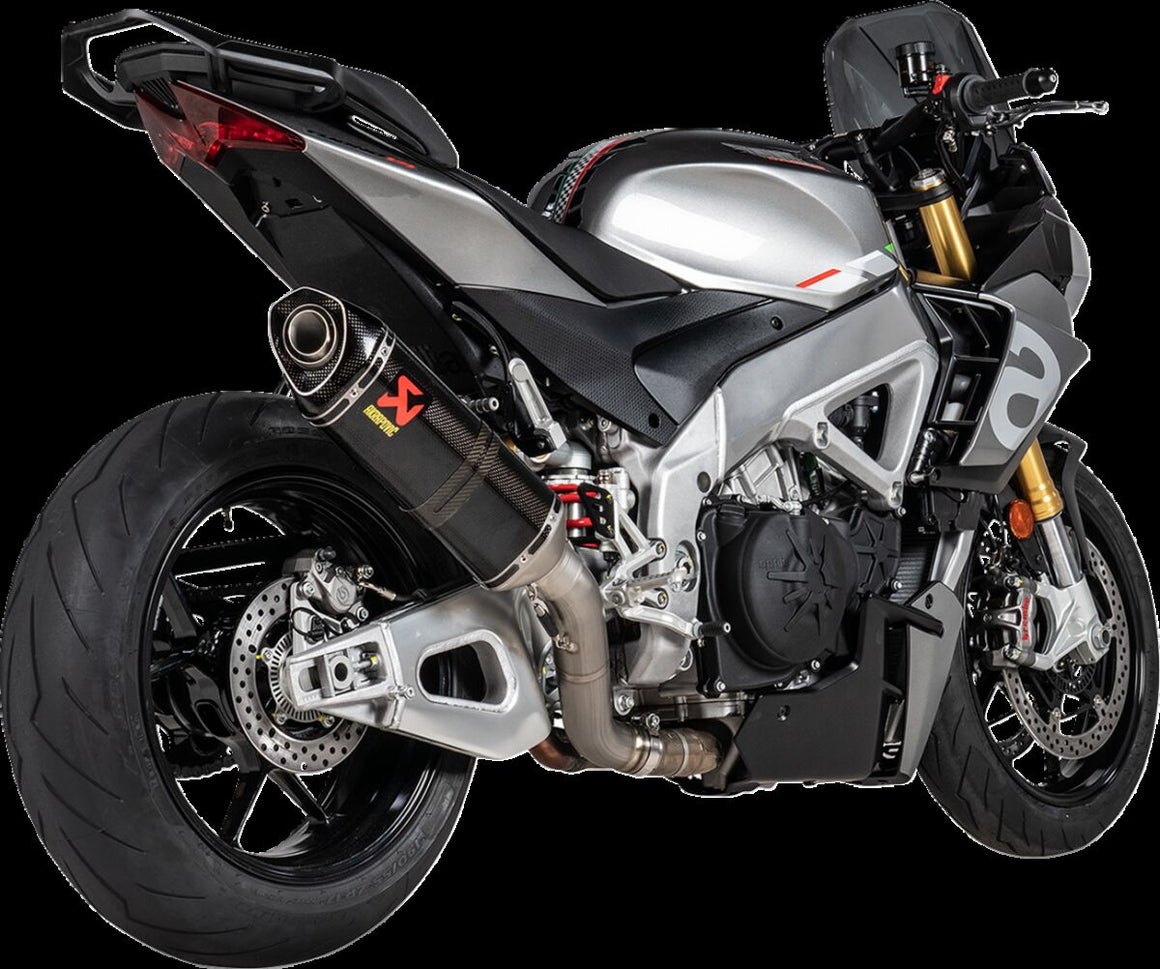 Akrapovic Slip-On Line uitlaatdemper carbon - Aprilia TUONO V4 1100 (2021-2024) | Femon Parts