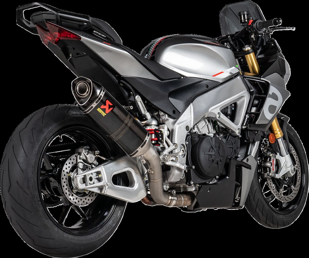 Akrapovic Slip-On Line uitlaatdemper carbon - Aprilia TUONO V4 1100 (2021-2024) | Femon Parts