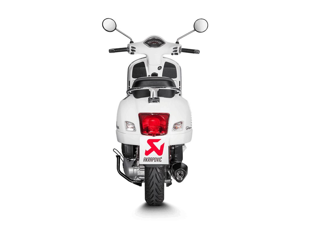Akrapovic Slip-On Line uitlaatdemper zwart - Vespa 75th / GTS 125 IGET e.a. (2021-2024) | Femon Parts