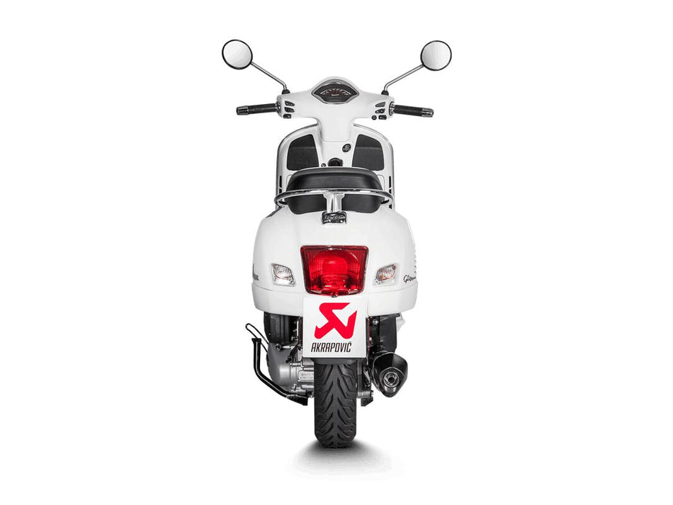 Akrapovic Slip-On Line uitlaatdemper zwart - Vespa 75th / GTS 125 IGET e.a. (2021-2024) | Femon Parts