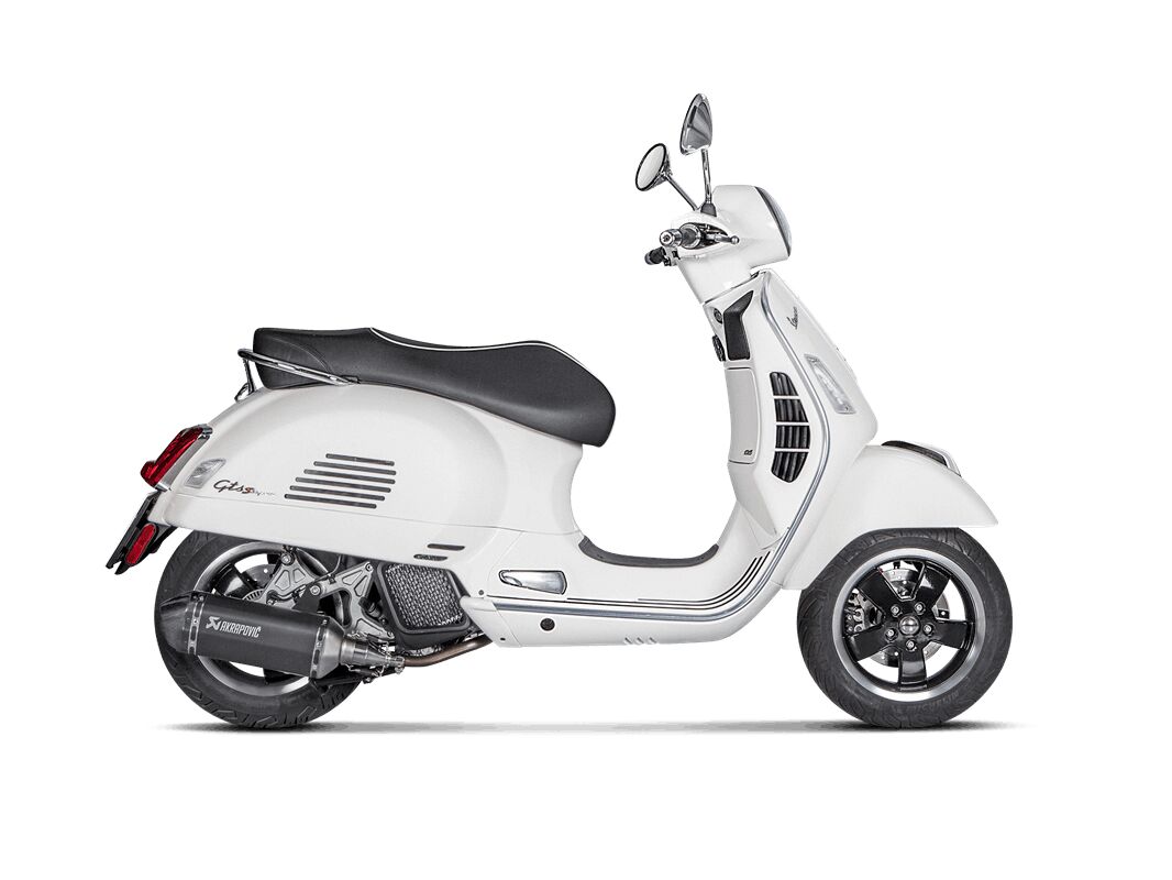Akrapovic Slip-On Line uitlaatdemper zwart - Vespa 75th / GTS 125 IGET e.a. (2021-2024) | Femon Parts