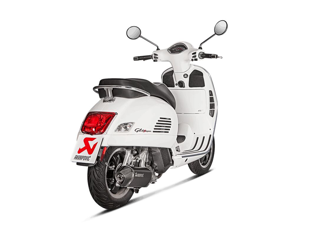 Akrapovic Slip-On Line uitlaatdemper zwart - Vespa 75th / GTS 125 IGET e.a. (2021-2024) | Femon Parts