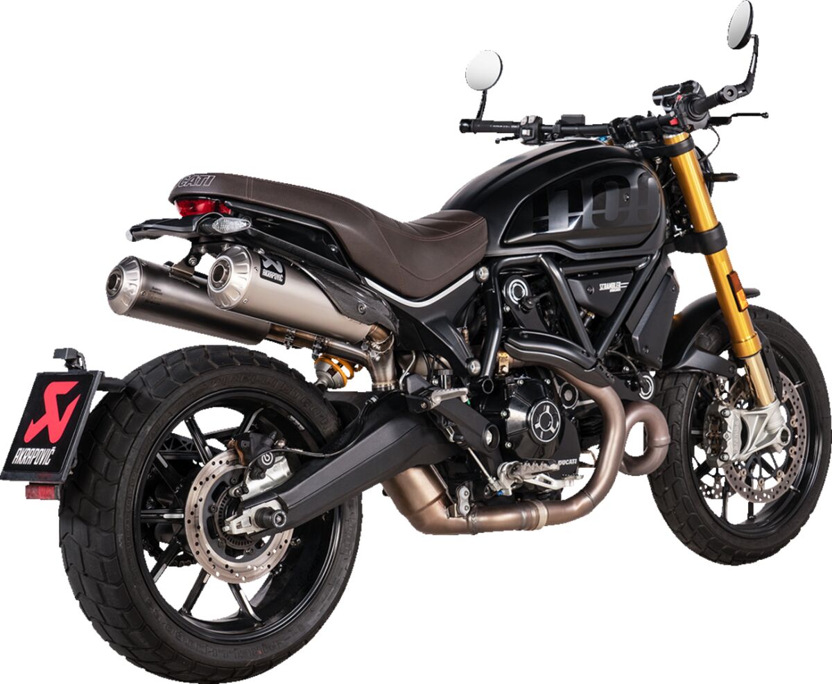 Akrapovic Slip-On Line uitlaatdemper - Ducati Dark Pro / Pro e.a. (2021-2024) | Femon Parts