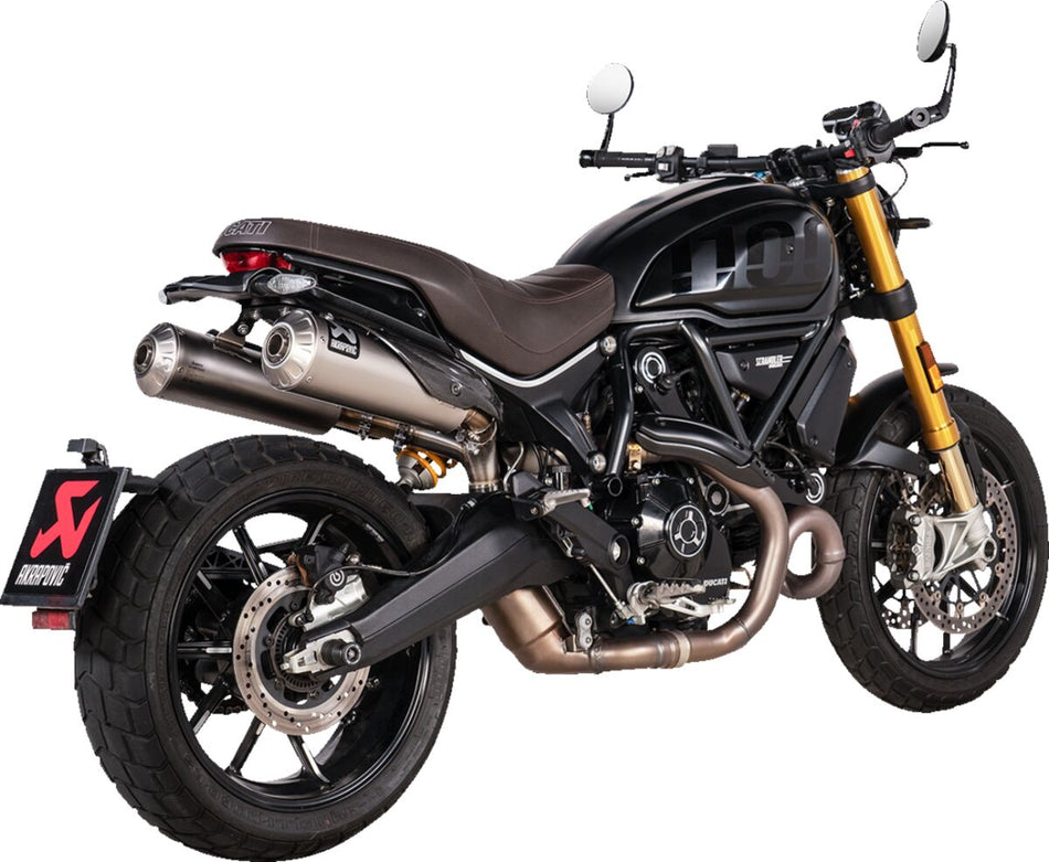 Akrapovic Slip-On Line uitlaatdemper - Ducati Dark Pro / Pro e.a. (2021-2024) | Femon Parts