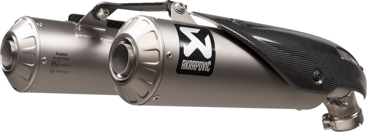 Akrapovic Slip-On Line uitlaatdemper - Ducati Dark Pro / Pro e.a. (2021-2024) | Femon Parts