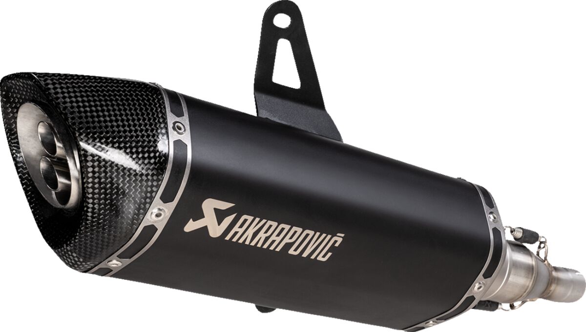 Akrapovic Slip-On Line uitlaatdemper zwart - Italjet DRAGSTER 125 / DRAGSTER 200 (2020-2025) | Femon Parts