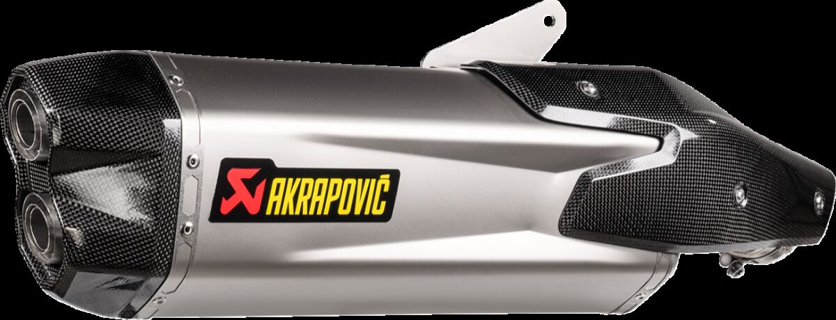 Akrapovic Slip-On Line uitlaatdemper zilver - Kawasaki H2 1000 SX / Ninja e.a. (2022-2025) | Femon Parts