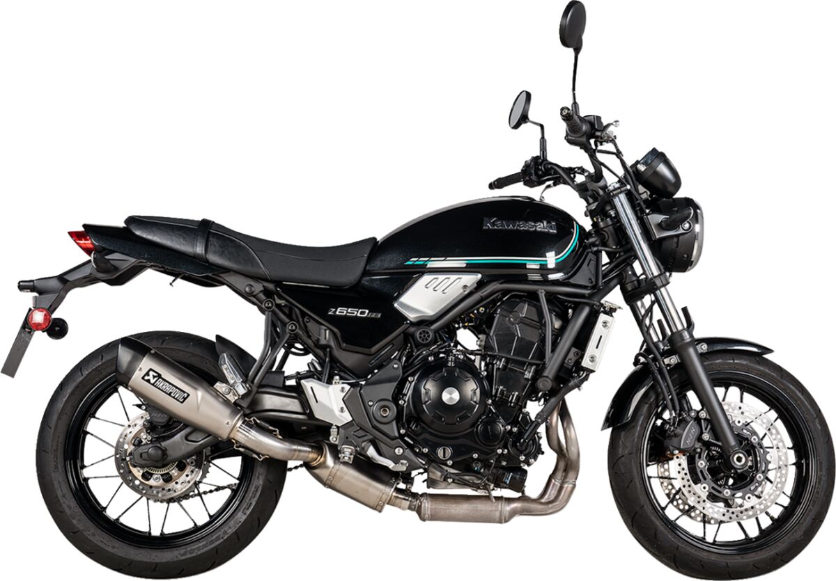 Akrapovic Slip-On Line uitlaatdemper zwart - Kawasaki 50th Anniversary / Z 650 RS (2022-2024) | Femon Parts