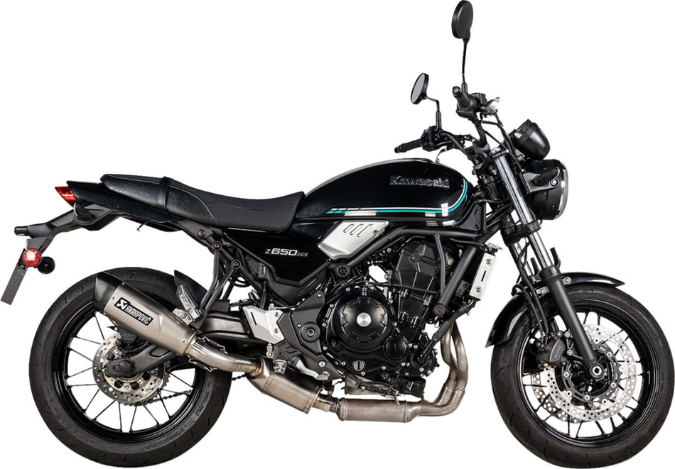 Akrapovic Slip-On Line uitlaatdemper zwart - Kawasaki 50th Anniversary / Z 650 RS (2022-2024) | Femon Parts