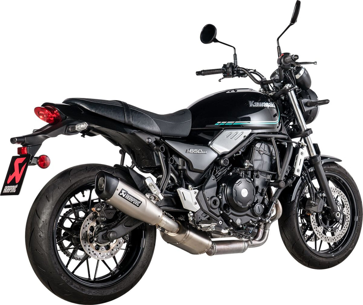 Akrapovic Slip-On Line uitlaatdemper zwart - Kawasaki 50th Anniversary / Z 650 RS (2022-2024) | Femon Parts