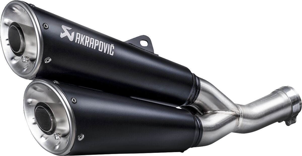 Akrapovic Slip-On Line uitlaatdemper zilver - Ducati Desert Sled / Desert Sled Fasthouse e.a. (2021-2023) | Femon Parts