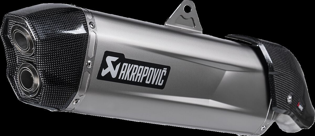 Akrapovic Slip-On Line uitlaatdemper zwart - Aprilia TUAREG 660 (2022-2024) | Femon Parts