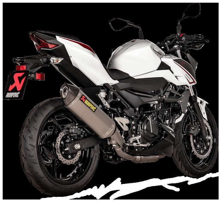 Akrapovic Slip-On Line uitlaatdemper zwart - Kawasaki Z-400 (2019-2024) | Femon Parts
