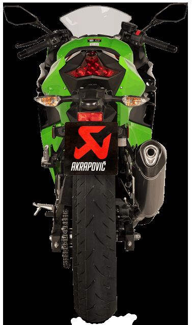 Akrapovic Slip-On Line uitlaatdemper zwart - Kawasaki Z-400 (2019-2024) | Femon Parts