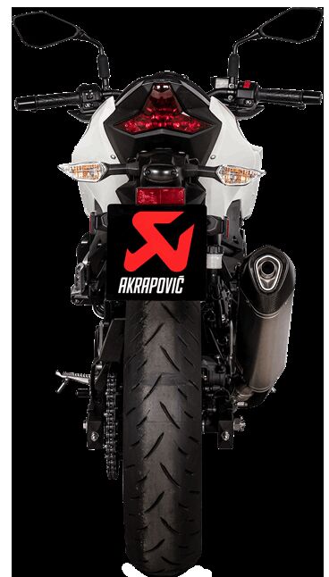 Akrapovic Slip-On Line uitlaatdemper zwart - Kawasaki Z-400 (2019-2024) | Femon Parts
