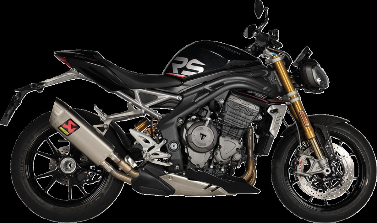 Akrapovic Slip-On Line uitlaatdemper - Triumph SPEED TRIPLE 1200 (2021-2023) | Femon Parts