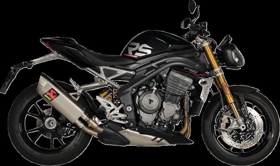 Akrapovic Slip-On Line uitlaatdemper - Triumph SPEED TRIPLE 1200 (2021-2023) | Femon Parts