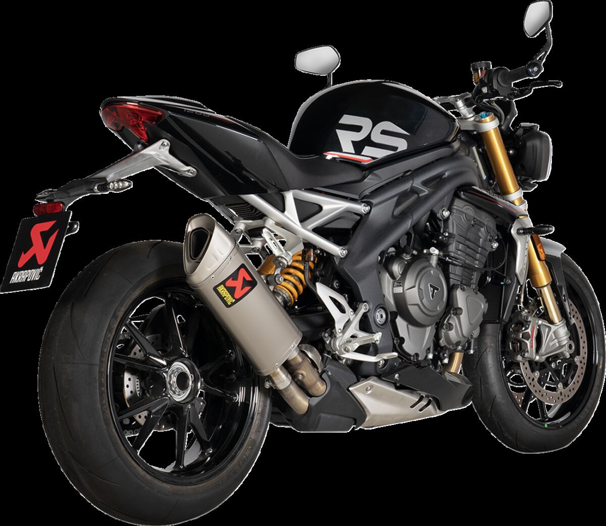 Akrapovic Slip-On Line uitlaatdemper - Triumph SPEED TRIPLE 1200 (2021-2023) | Femon Parts