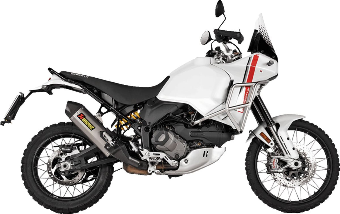 Akrapovic Slip-On Line uitlaatdemper zwart - Ducati DESERT X (2022-2024) | Femon Parts