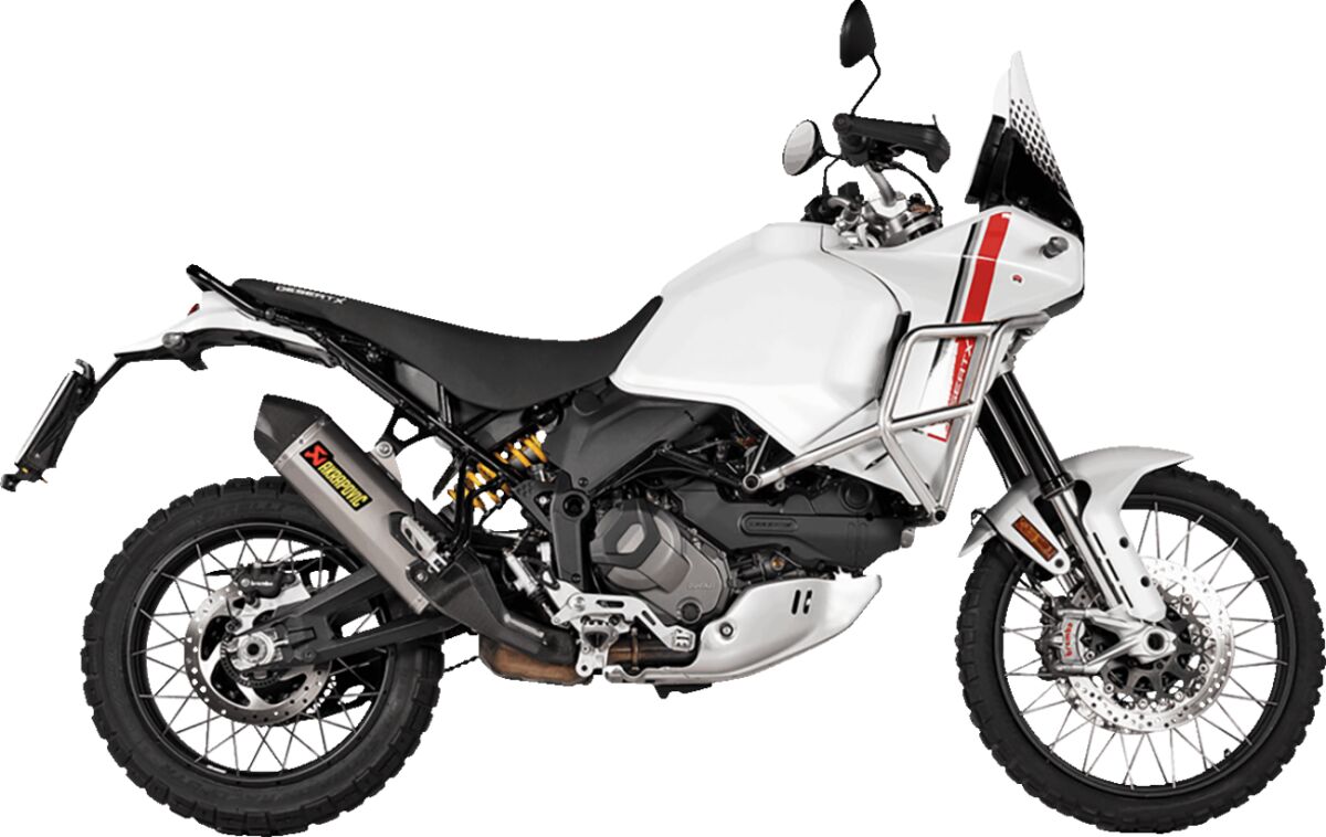 Akrapovic Slip-On Line uitlaatdemper zwart - Ducati DESERT X (2022-2024) | Femon Parts