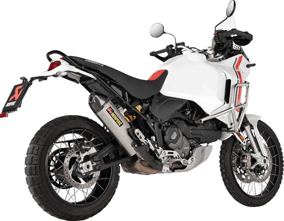 Akrapovic Slip-On Line uitlaatdemper zwart - Ducati DESERT X (2022-2024) | Femon Parts