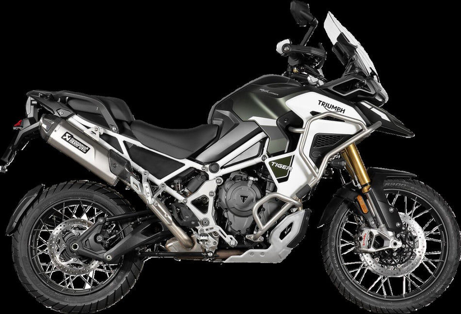 Akrapovic Slip-On Line uitlaatdemper zwart - Triumph TIGER 1200 (2022) | Femon Parts