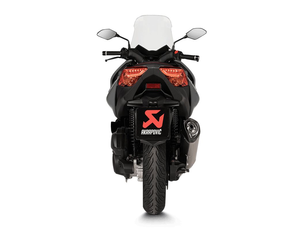 Akrapovic Slip-On Line uitlaatdemper zwart - Yamaha X-Max / X-Max Tech Max e.a. (2021-2024) | Femon Parts