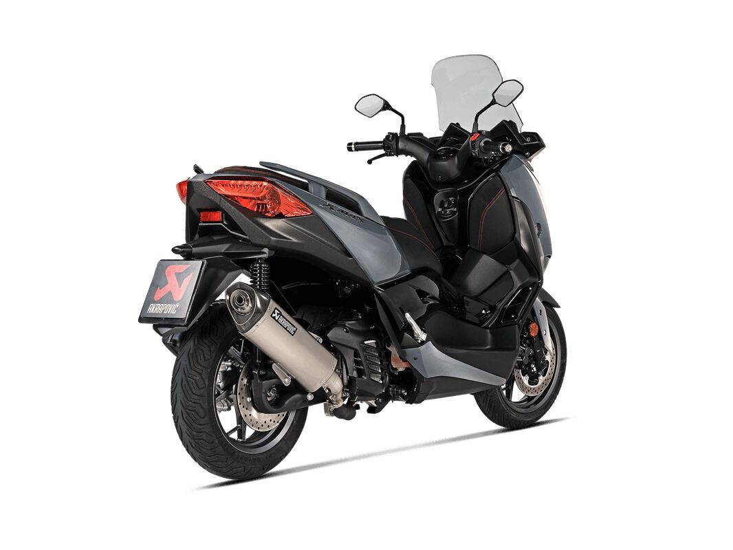 Akrapovic Slip-On Line uitlaatdemper zwart - Yamaha X-Max / X-Max Tech Max e.a. (2021-2024) | Femon Parts